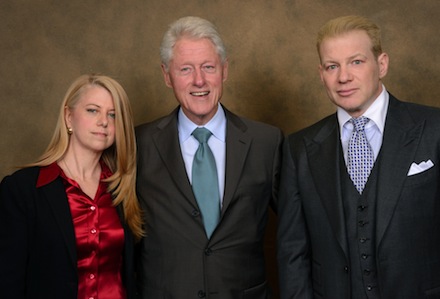 Ronais with Bill Clinton